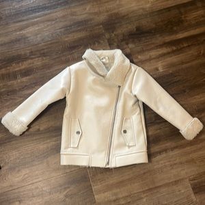 Cotton On Vegan Leather Aviator Jacket Toddler Girls